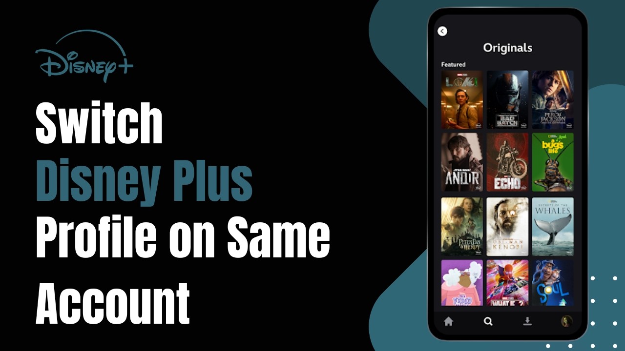 How to Switch Disney Plus Profile on Same Account !