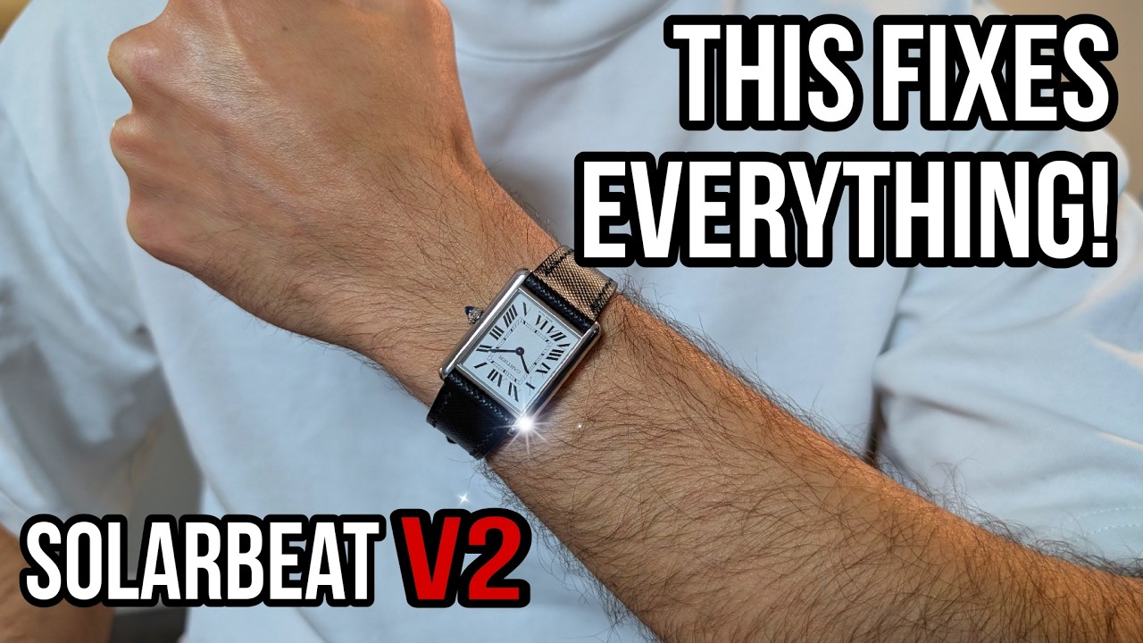 Big News! Cartier Have Launched The Updated Tank Solarbeat!