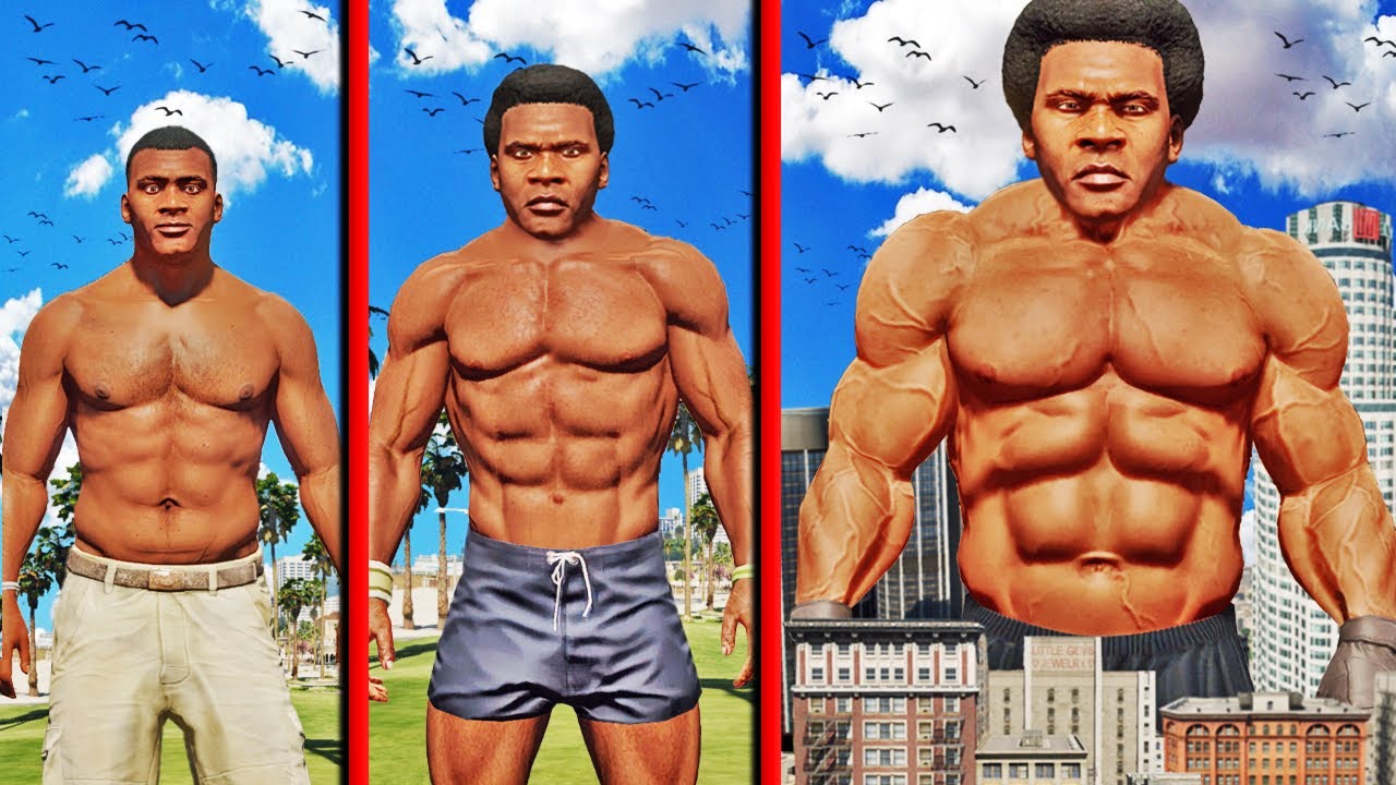 ФРАНКЛИН СТАНОВИТСЯ СИЛЬНЕЙШИМ ЧЕЛОВЕКОМ В МИРЕ В GTA 5 (Суперсила)