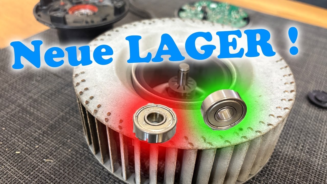 Zehnder ComfoAir 180 - Lager der ebmpapst R3G146 Lüfter tauschen!