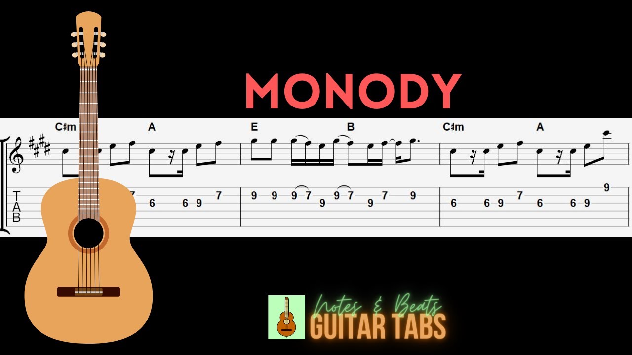TheFatRat (feat. Laura Brehm)- Monody GUITAR TAB