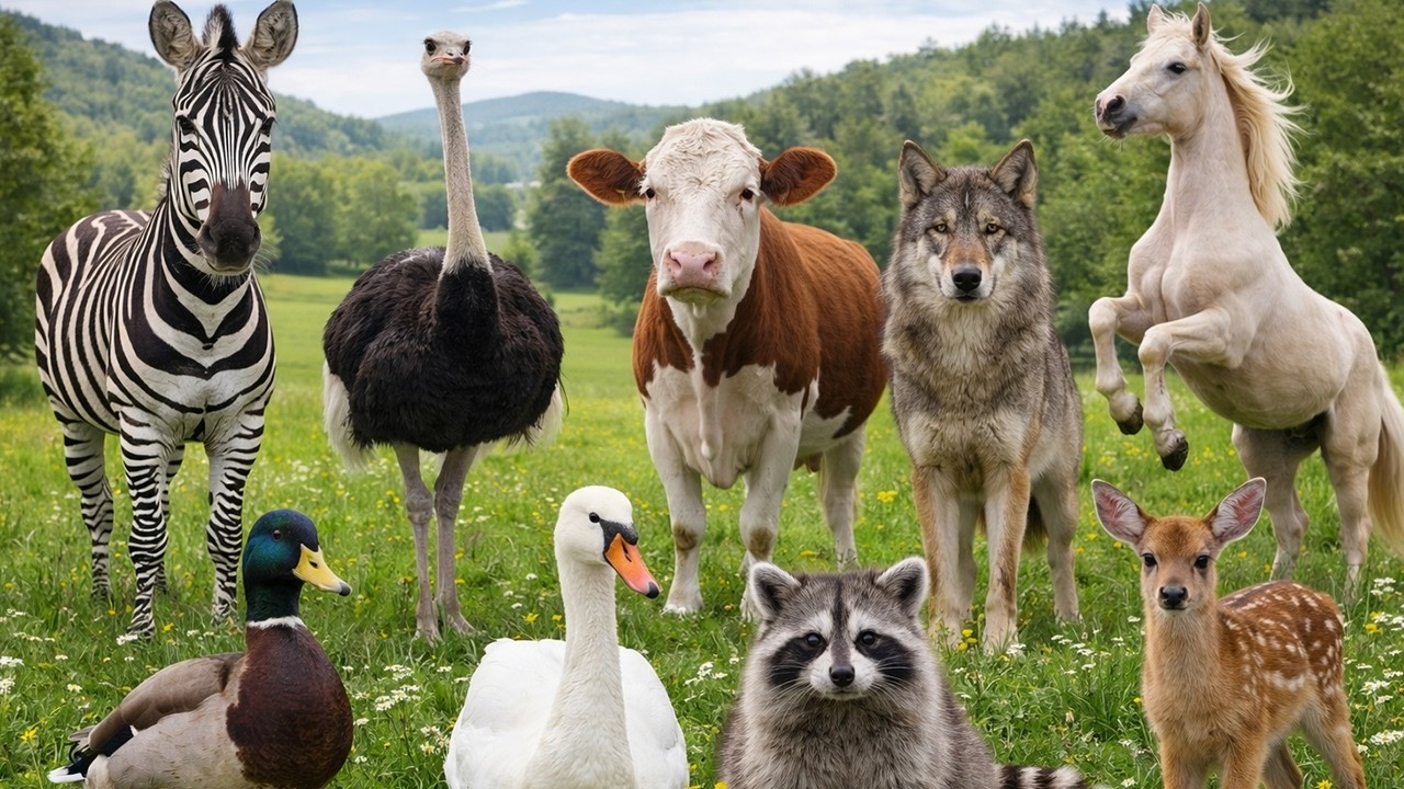 Best Farm Animal Sounds Collection: Llama, Rabbit, Horse, Chicken, Buffalo, Dog – High Quality Audio