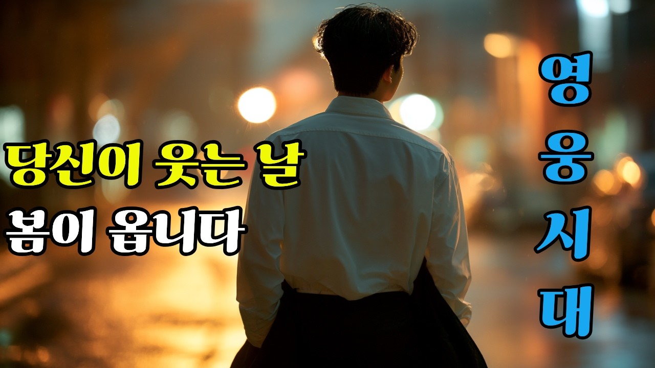 임영웅 팬 헌정곡 🎵 당신이 웃는 날, 봄이 옵니다 | 따뜻한 위로의 감성 트로트 발라드