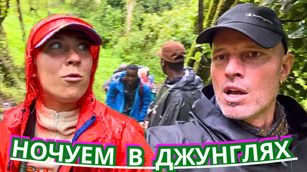 #530 ПЕРВАЯ НОЧЁВКА в ДЖУНГЛЯХ АФРИКИ‼️ ВОСХОЖДЕНИЕ на КИЛИМАНДЖАРО 2024 Танзания