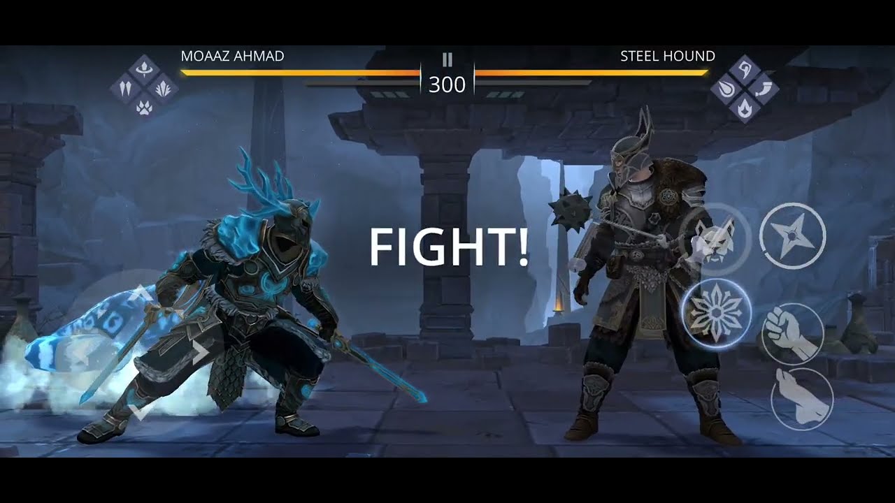 CELESTIAL KONUNG lvl 2 vs STEEL HOUND [control lost] | shadow fight 3