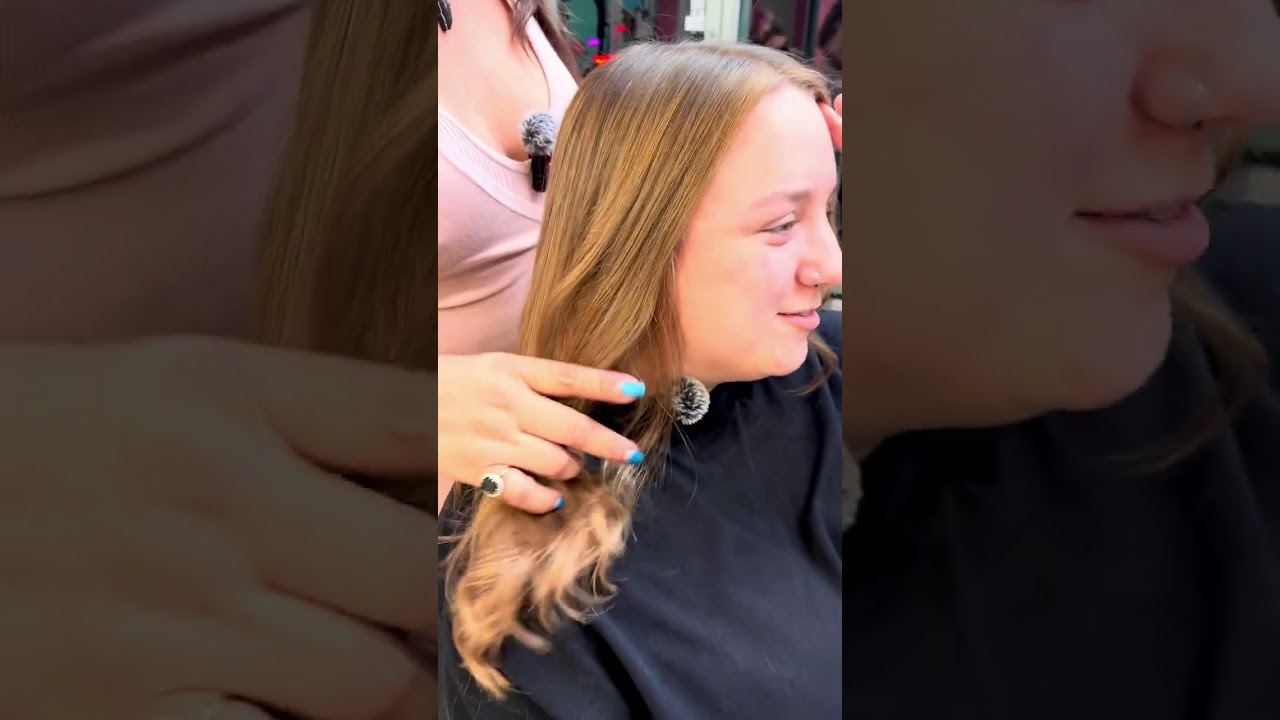 Natural balayage lifted only by high lift cream not bleach at all.