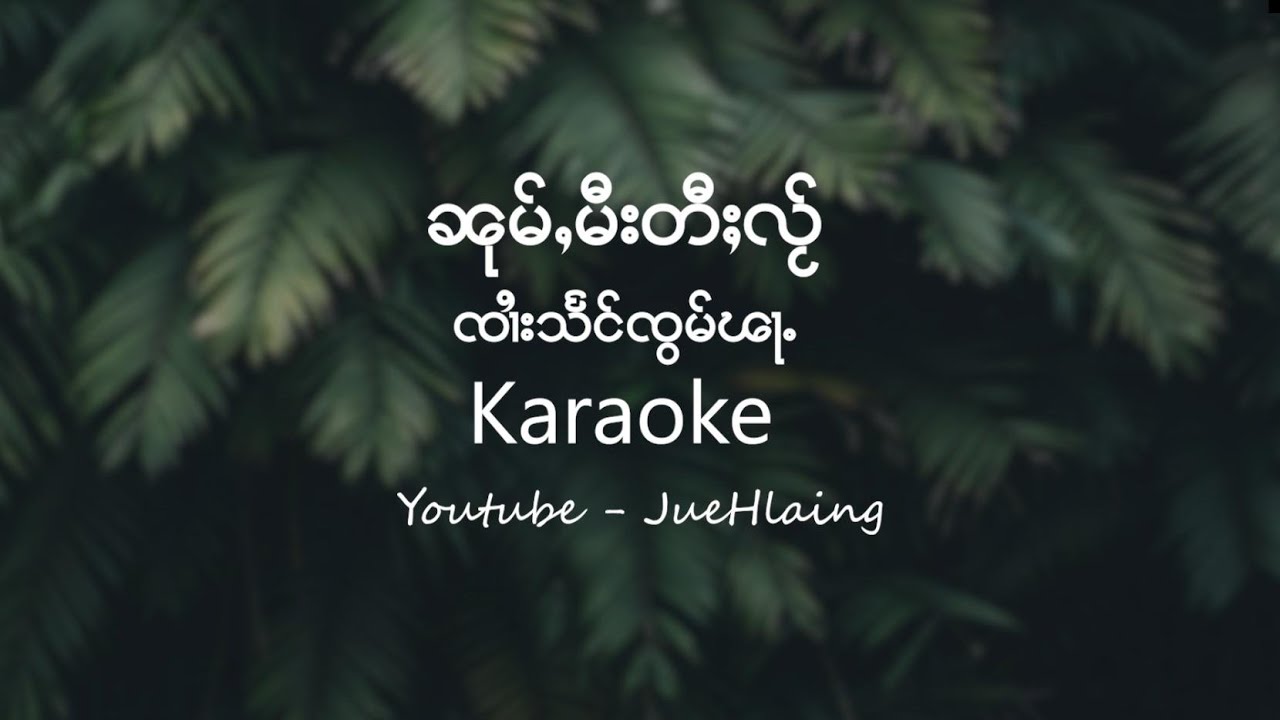 ၸၢႆးသႅင်ၸွမ်ၾႃႉ ၼုမ်ႇမီးတီႈလႂ် SZF (Karaoke)