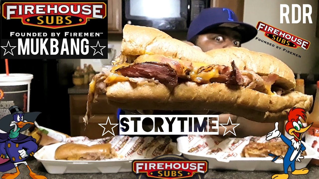 ☆Firehouse Subs Mukbang☆The Beat(Storytime)!!!!