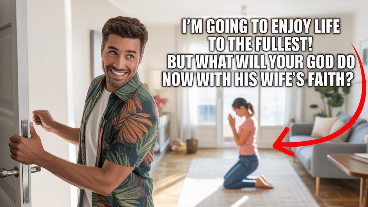 ¡Voy a disfrutar la vida al máximo! Pero tu Dios, ¿qué hará ahora con la fe de su esposa?