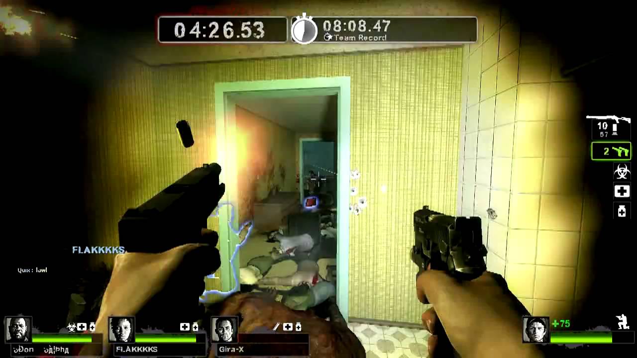 Left 4 Dead 2 Survival mode MOTEL GOLD part (1/2)