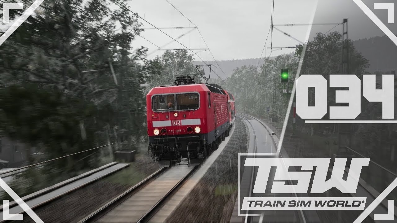 (Gameplay only) SCHNEEREICH - BR 143 - (TSW) Train Sim World: Ruhr Sieg Nord | HMS