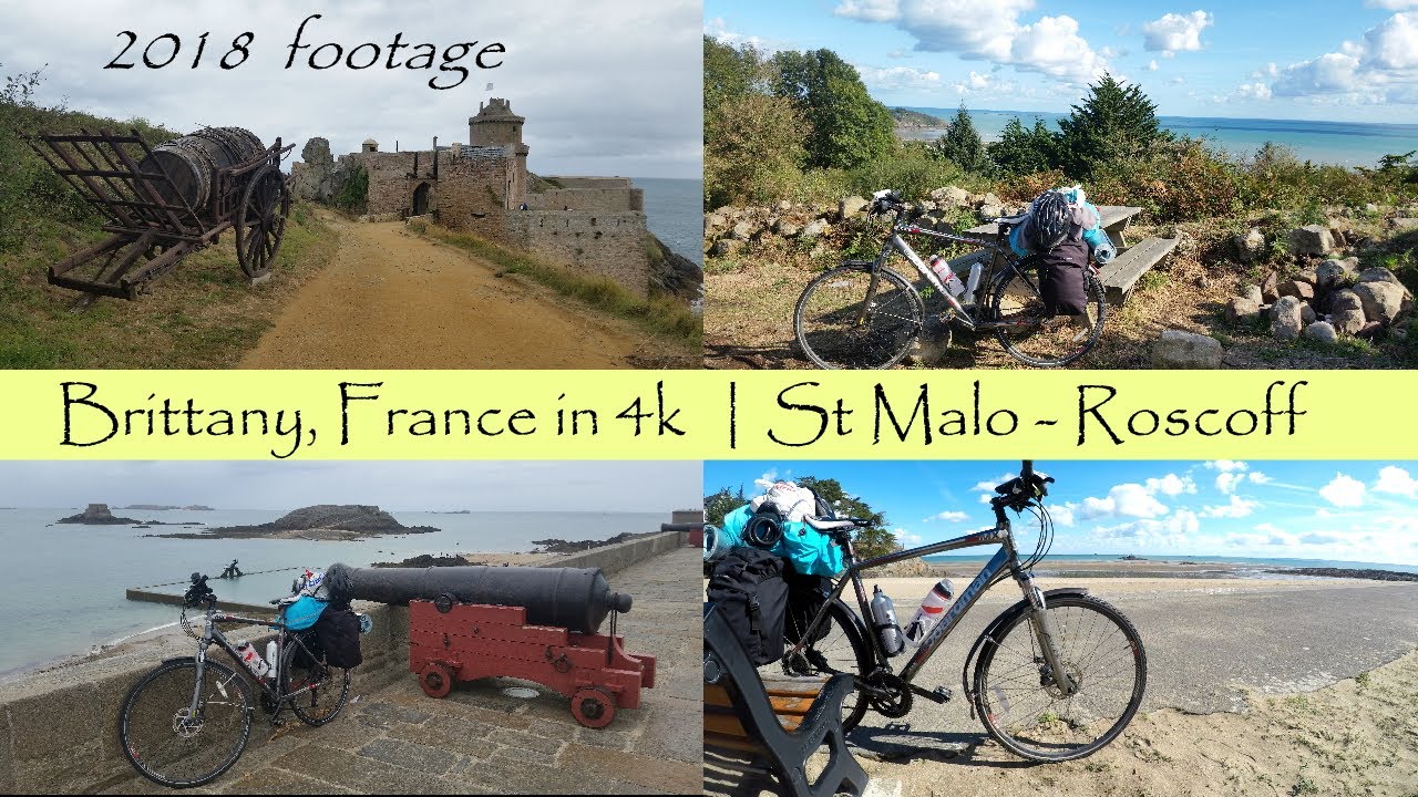 Bicycle Touring Brittany, France! - Saint-Malo to Roscoff (2018) [4k] - :)