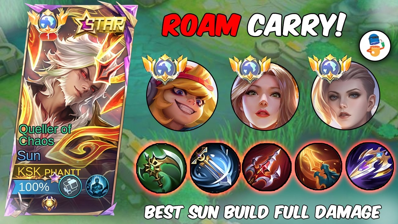 Полная версия игры Sun Roam Carry ~ Мобильная легенда Bang Bang