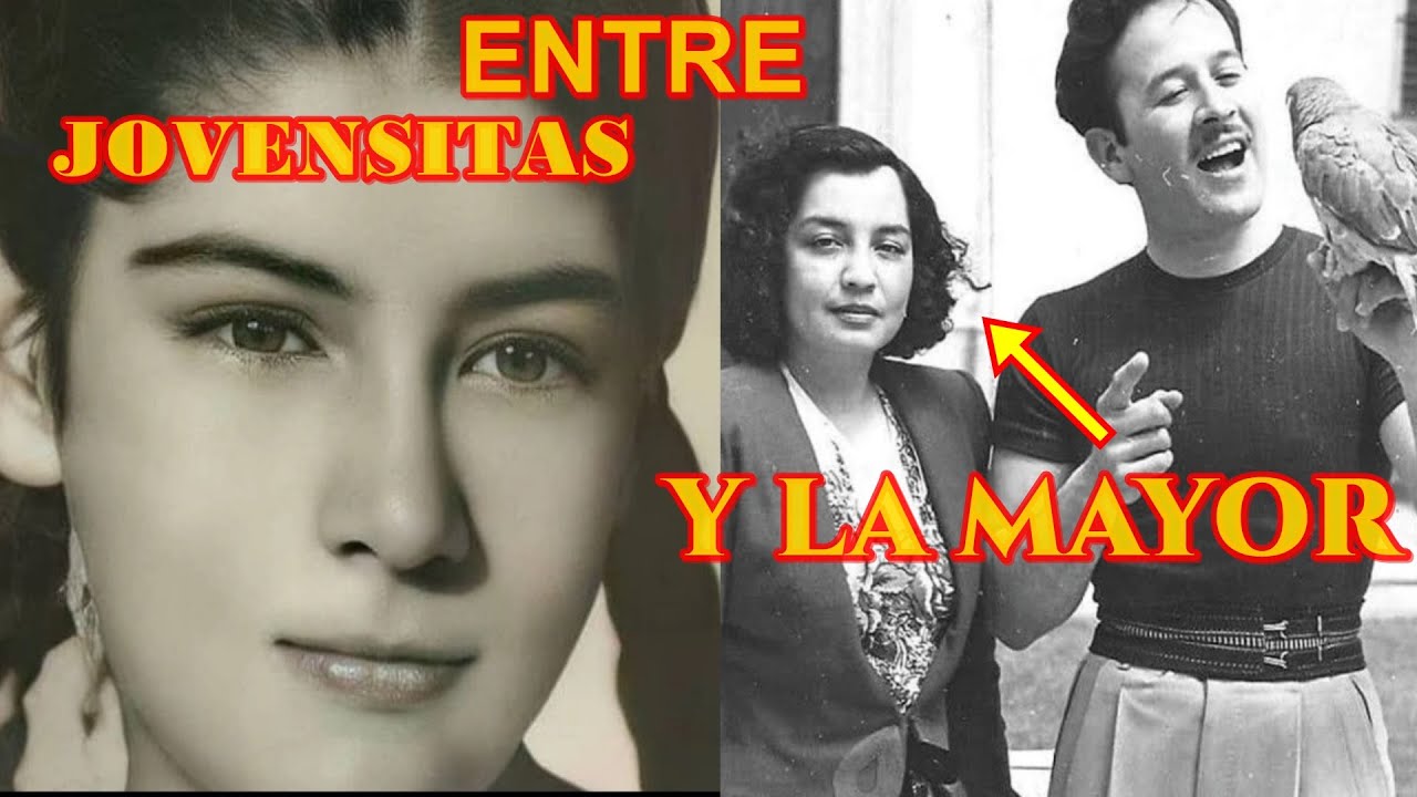 MARÍA LUISA LEÓN LA ÚNICA ESPOSA DE PEDRO INFANTE  MAYOR  Y LAS JÓVENES  Q EL AMO
