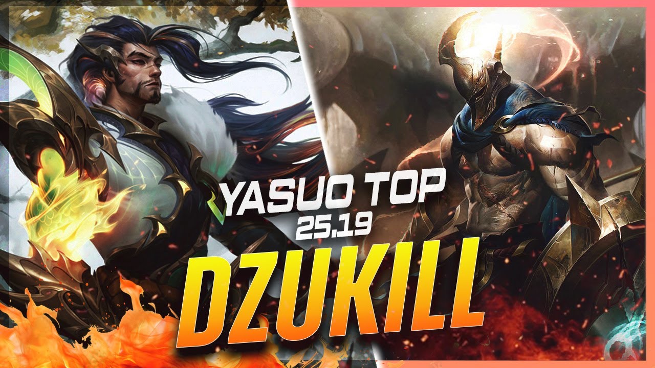 Dzukill - Yasuo vs Pantheon TOP Patch 25.19 - Yasuo Gameplay