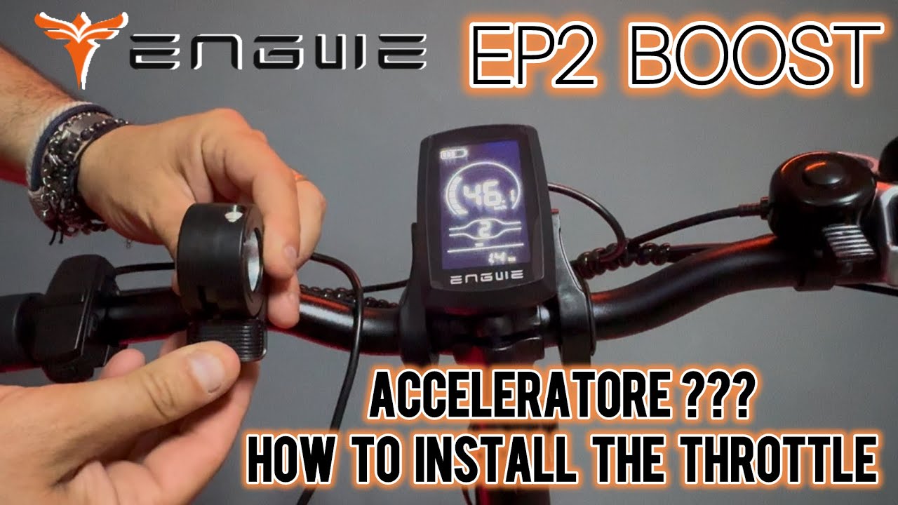 Engwe EP2 BOOST come la EP2 PRO? - Montaggio ACCELERATORE-SBLOCCO VELOCITÀ - THROTTLE INSTALLATION
