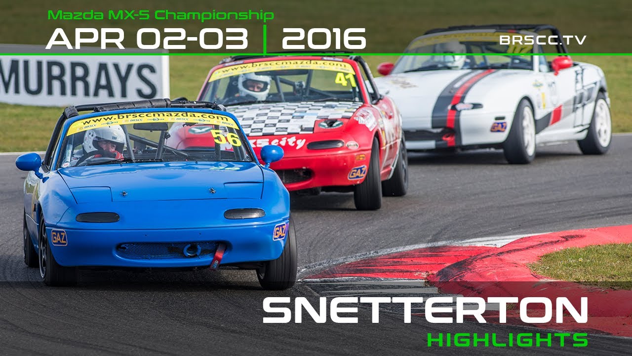 2016 BRSCC Mazda MX-5 Championship - Snetterton Rnd 1 & 2