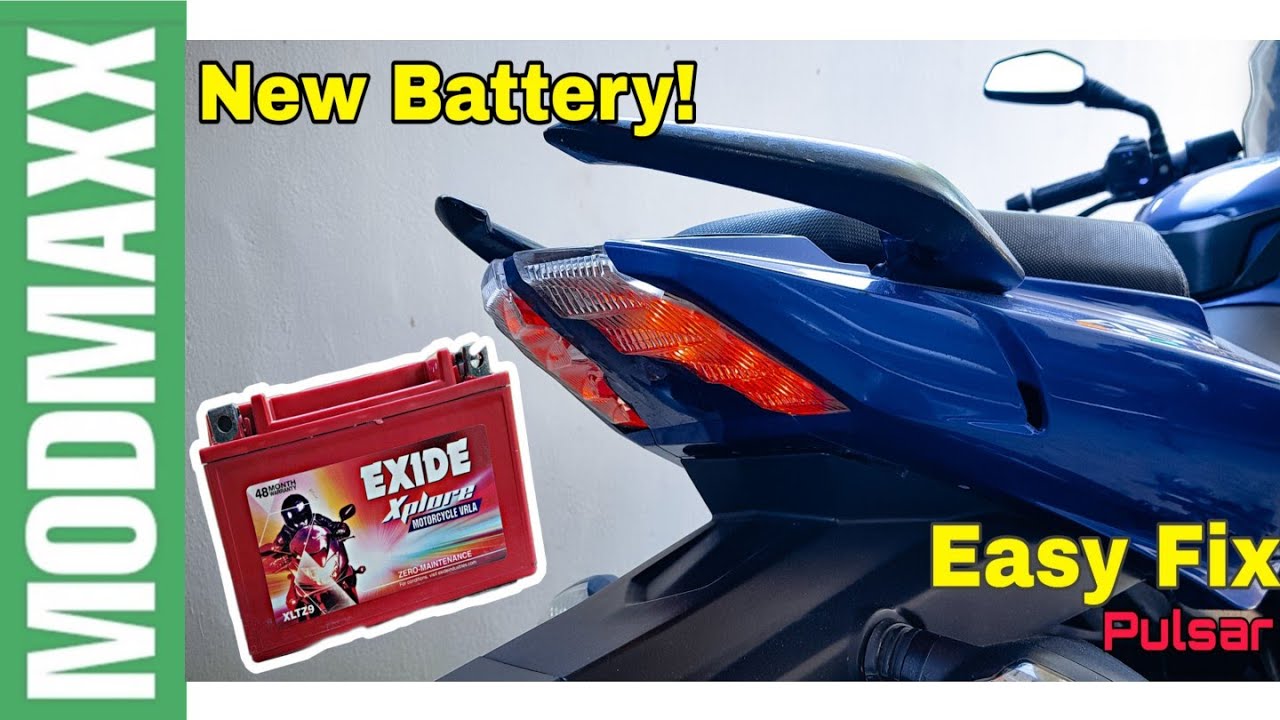 Installing New Exide Battery For Pulsar | As200 Ns200 |Ep-5