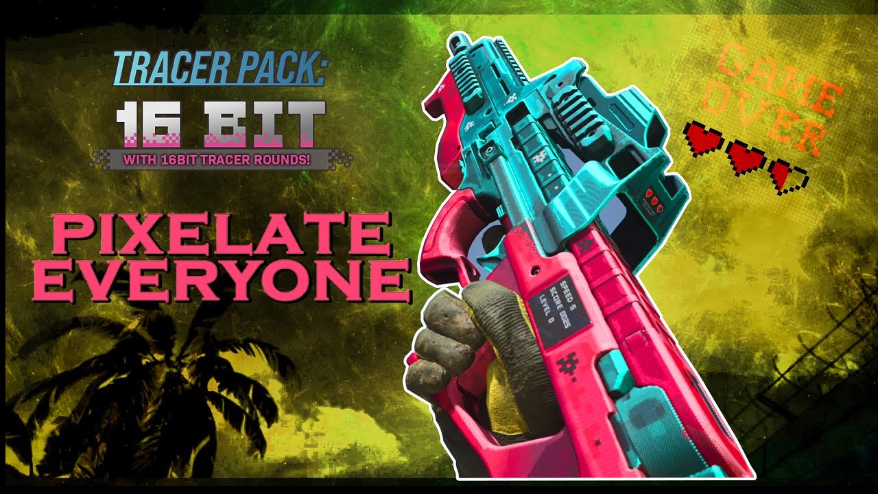 The NEW TRACER PACK 16BIT bundle in Modern Warfare | Tracer Fire & Death effect (Pixelate everyone)