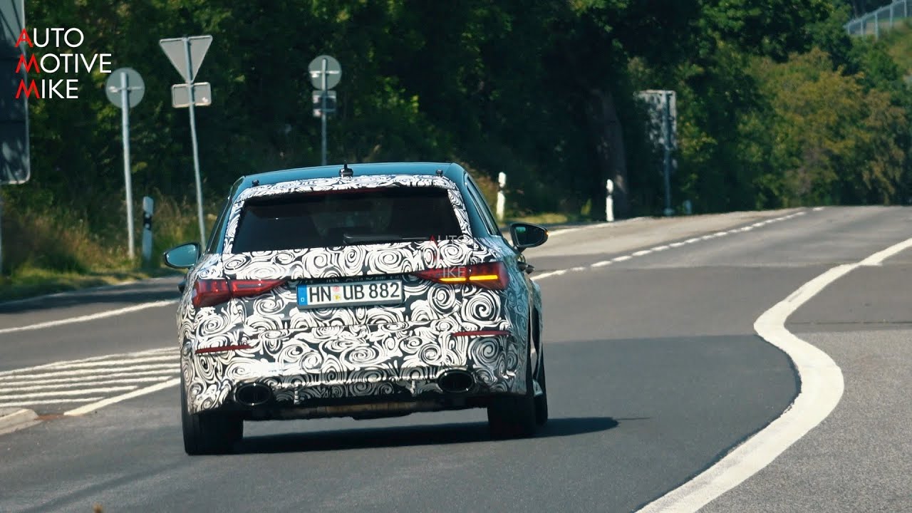 2021 AUDI RS3 SPIED TESTING AT THE NÜRBURGRING