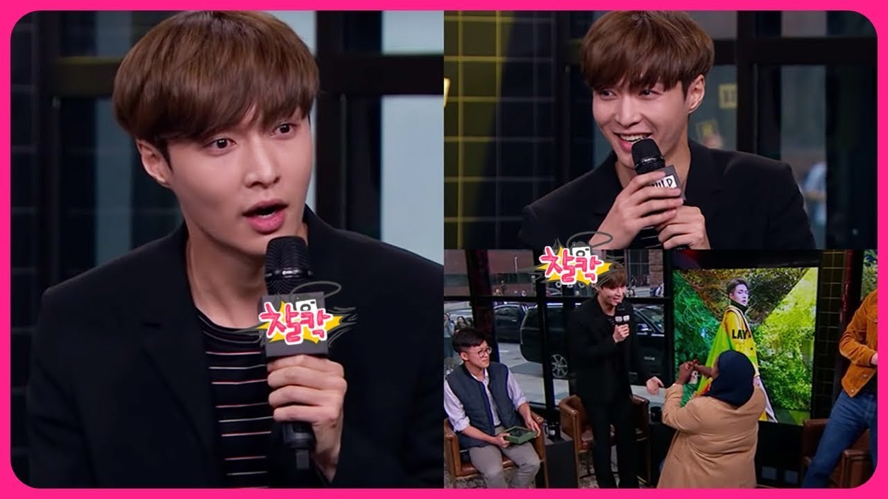 EXO Lay Gave the Cutest Reaction to a Proposal by a Fan During His Talk Appearance in New York City
