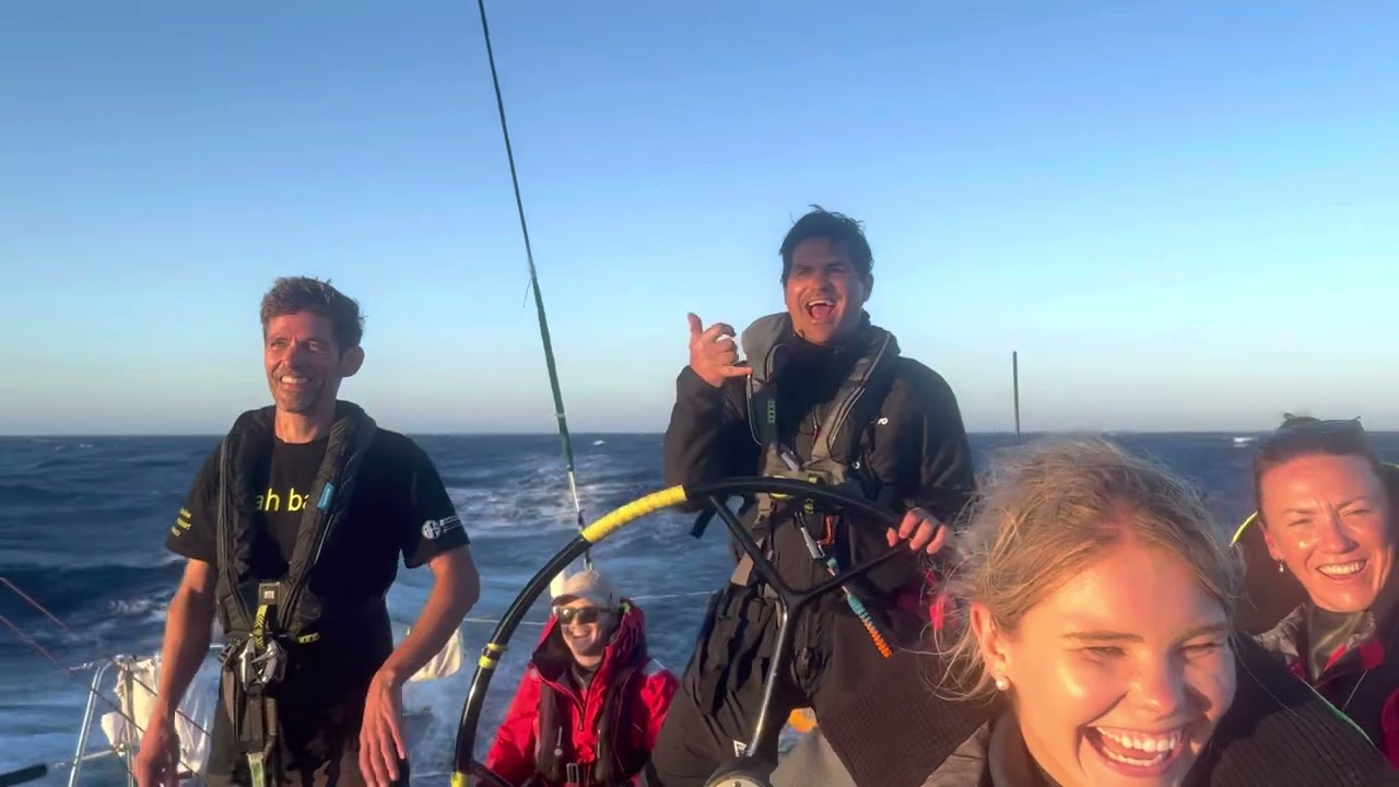 Sydney to Hobart yacht race 2022 on Hutchies Yeah Baby.