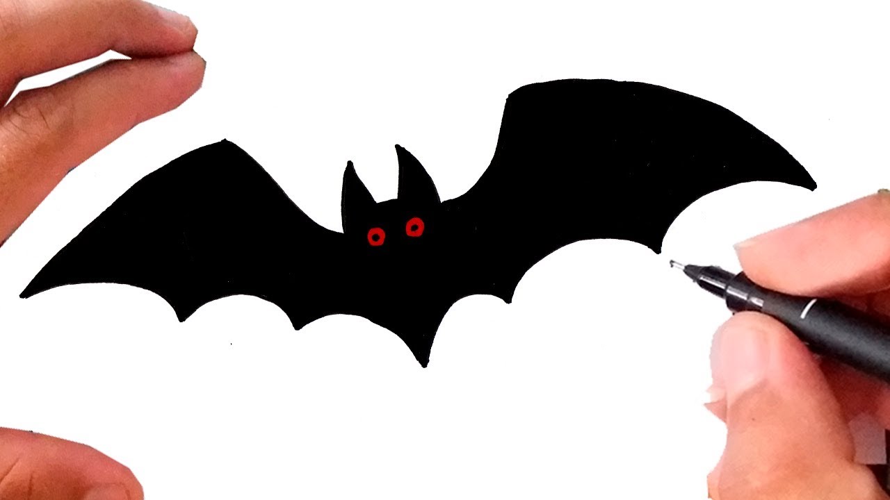 Como Desenhar um MORCEGO HALLOWEEN super fácil