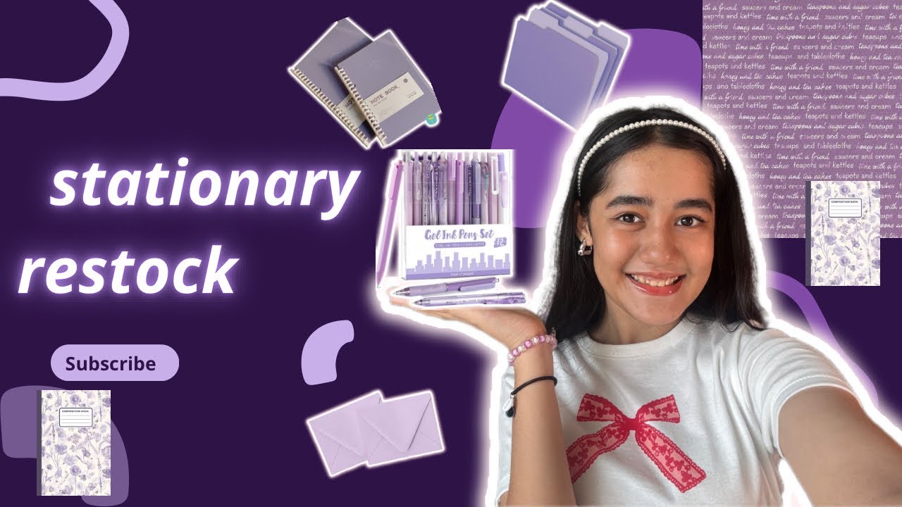10th class Stationery haul / restock || Aakritisharmavlogs