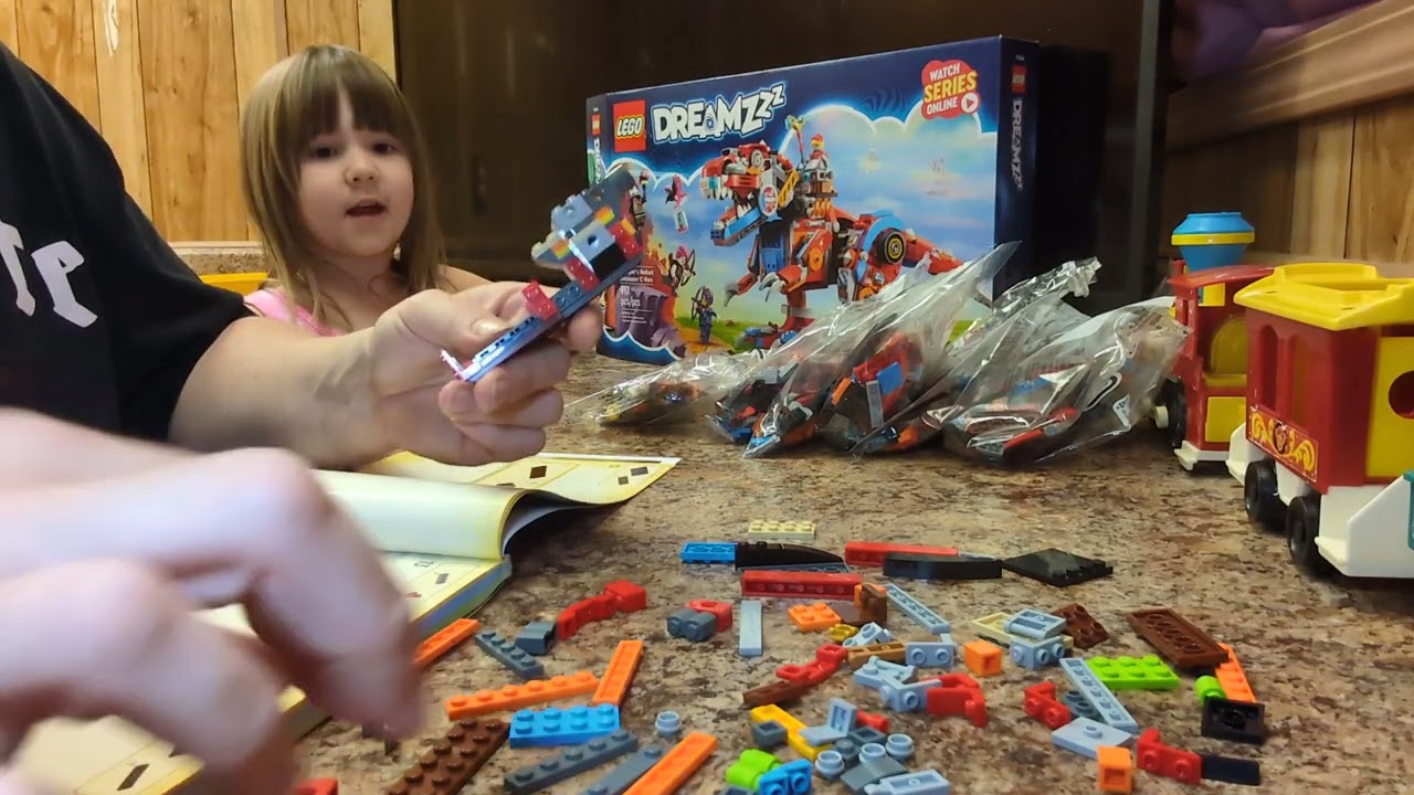 DreamZZ Dinosaur Robot Build @NickandMarBuildIt @LEGO 