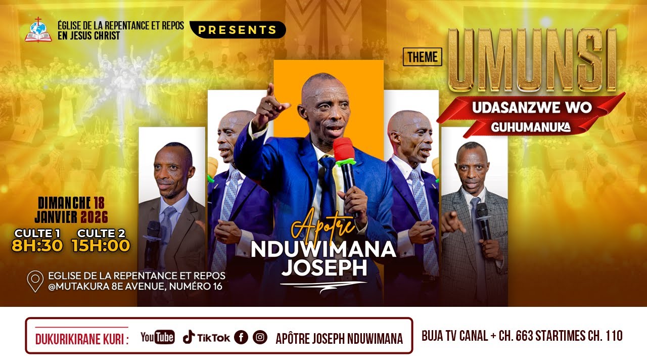 LIVE SERVICE SUNDAY 25/01/2026// REPENTANCE MUTAKURA