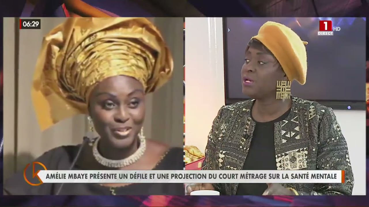 AMÉLIE MBAYE PRÉSENTE UN DÉFILÉ ET UNE PRODUCTION DU COURT MÉTRAGE SUR LA SANTÉ MENTALE