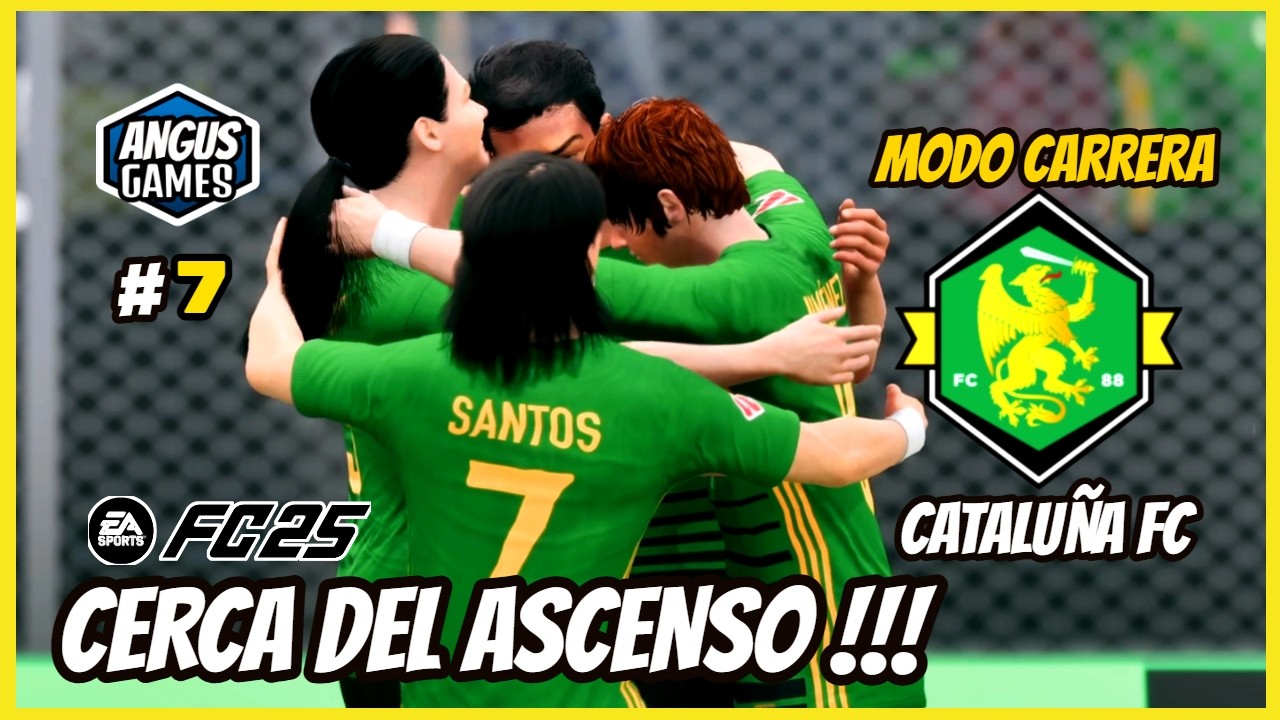 FC 25 MODO CARRERA - CATALUÑA FC - CERCA DEL ASCENSO !!! - ANGUS Games