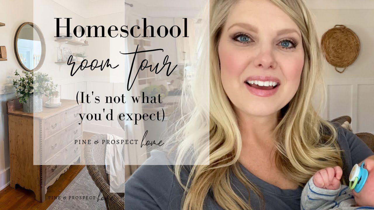 Homeschool Room TOUR (It's Not What You'd Expect) | Minimalist Homeschooling