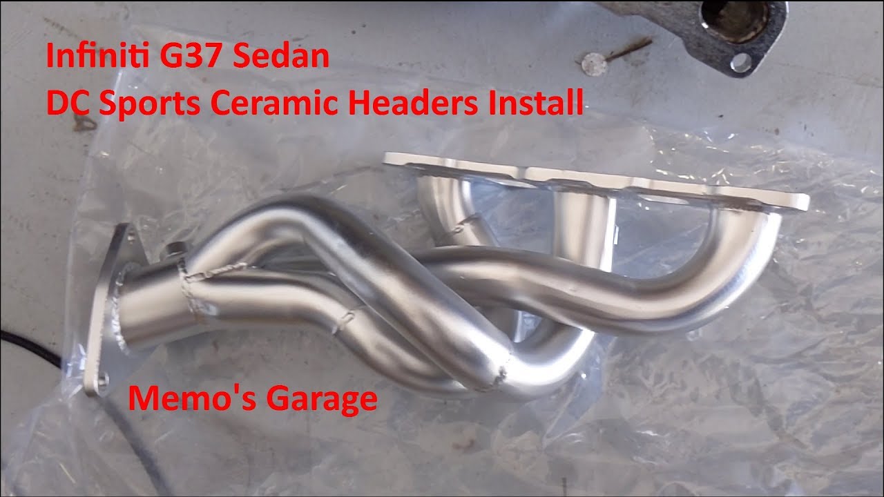2013 Infiniti G37 Sedan Megan Racing Headers vs DC Sport Headers - Install Video Part 2