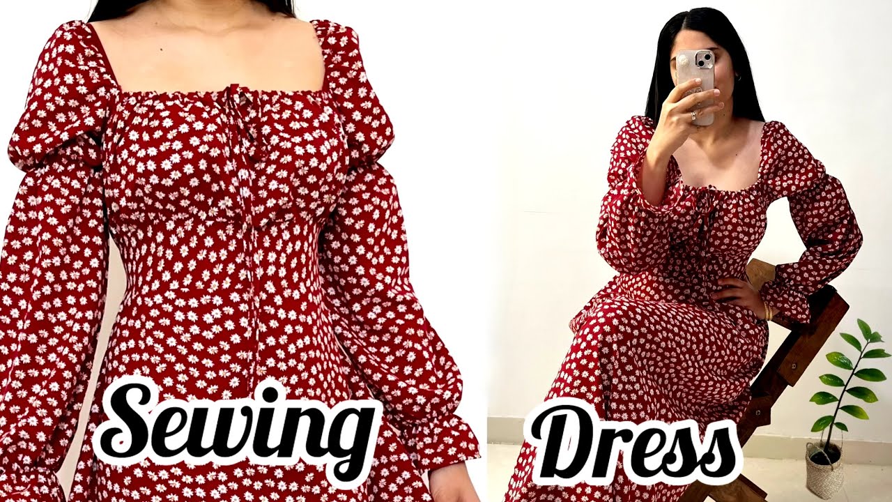 ✅How to make beautiful dress Without pattern 💃step by step ✂️for beginners