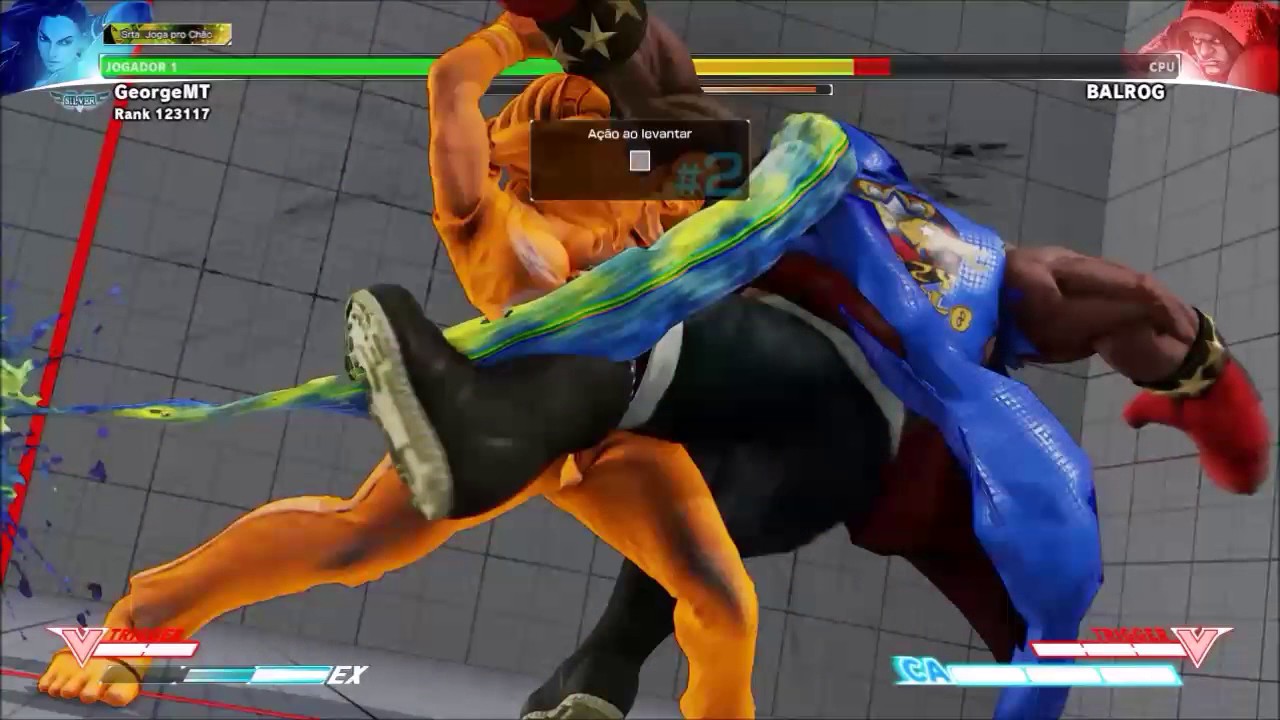 Laura Reset Grab Killing Balrog (Variation)