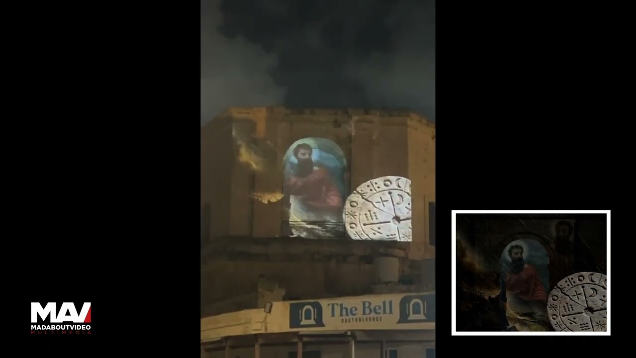 3D Video Projection Mapping | Festa San Pawl Valletta | February 2026
