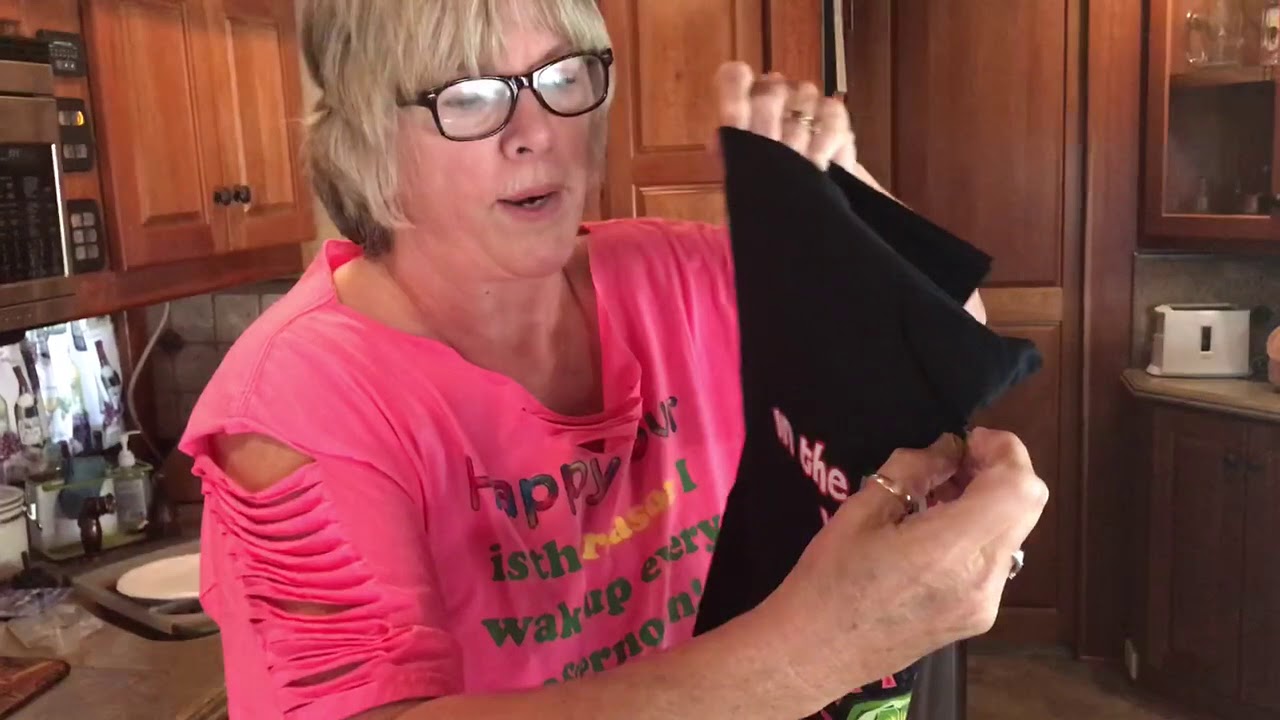 Cutting up tees for a more feminine look