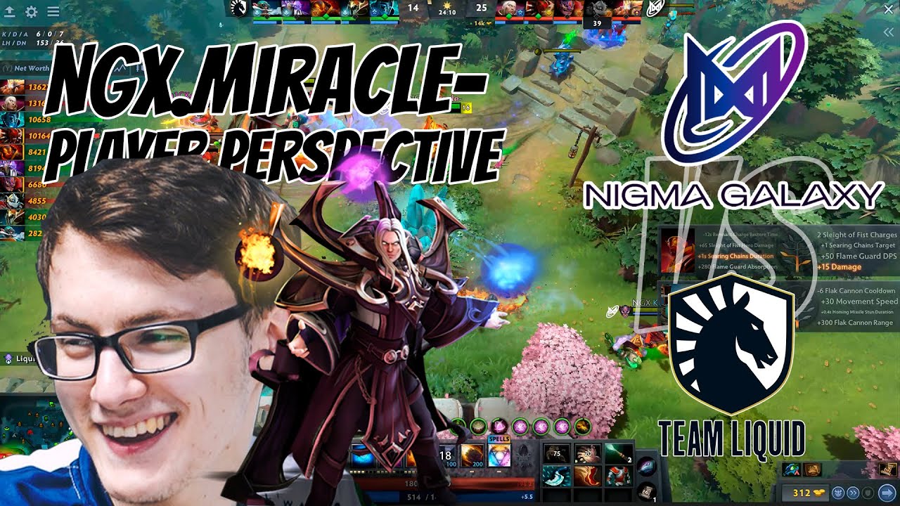 NGX.MIRACLE- [INVOKER] PLAYER PERSPECTIVE  NIGMA GALAXY VS TEAM LIQUID | DPC WEU 2021/22 #MIRACLE