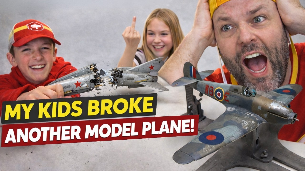 Мои дети уничтожили ЕЩЁ ОДНУ модель! - 1/48 Arma Hawker Hurricane Mk I!