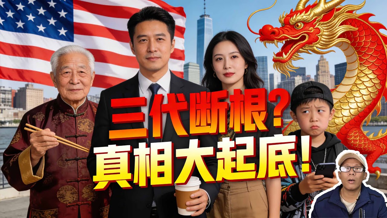 🔥🔥欧美华人三代断根？文化传承的尴尬真相大起底！