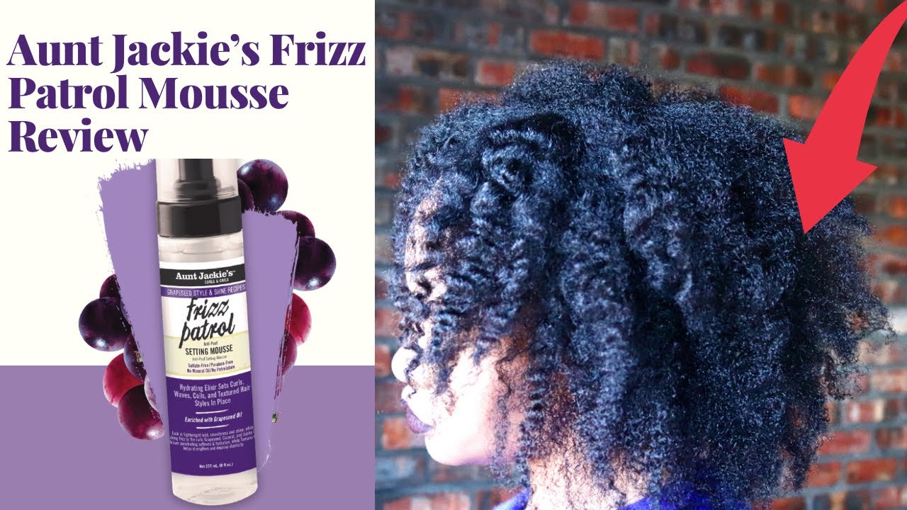 I tried AUNT JACKIE'S FRIZZ PATROL MOUSSE and was DISAPPOINTED! || First Impressions REVIEW