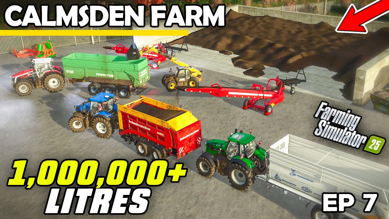 1,000,000+ LITRES OF SILAGE SHIFTED 🤯 | Farming Simulator 25 - Calmsden | Episode 7