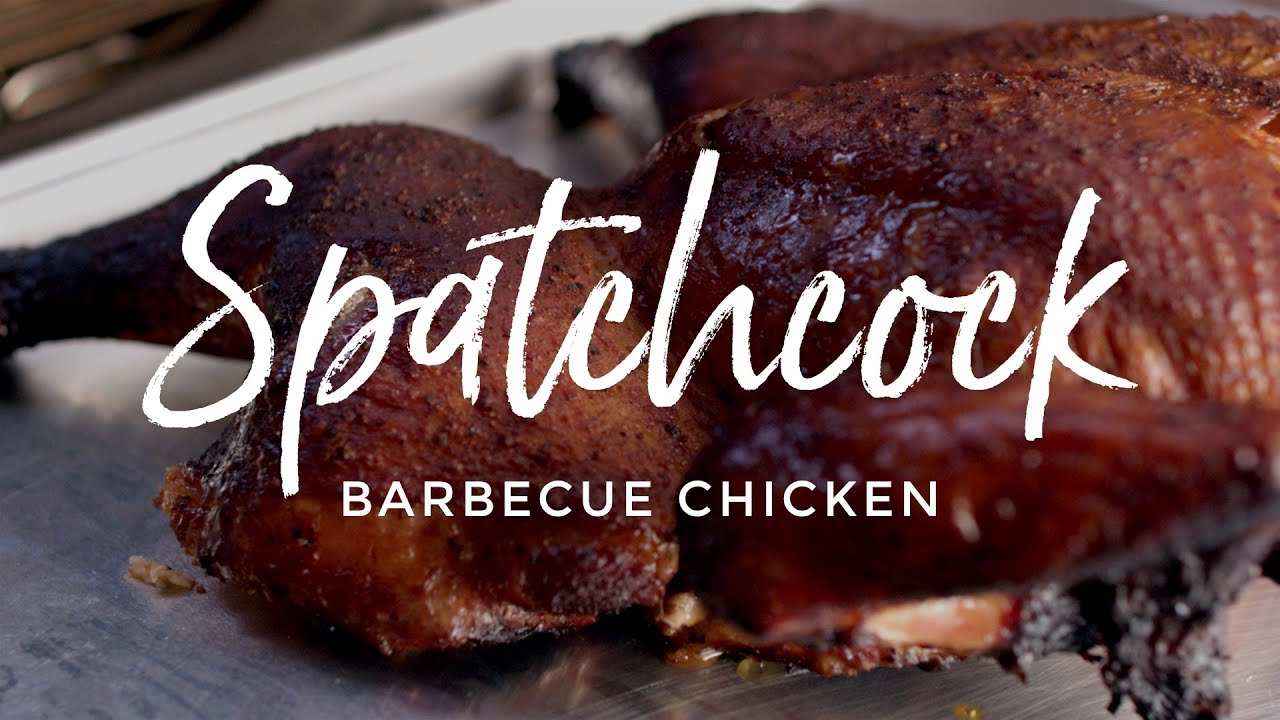 Spatchcock BBQ Chicken on the Kamado Joe Classic II