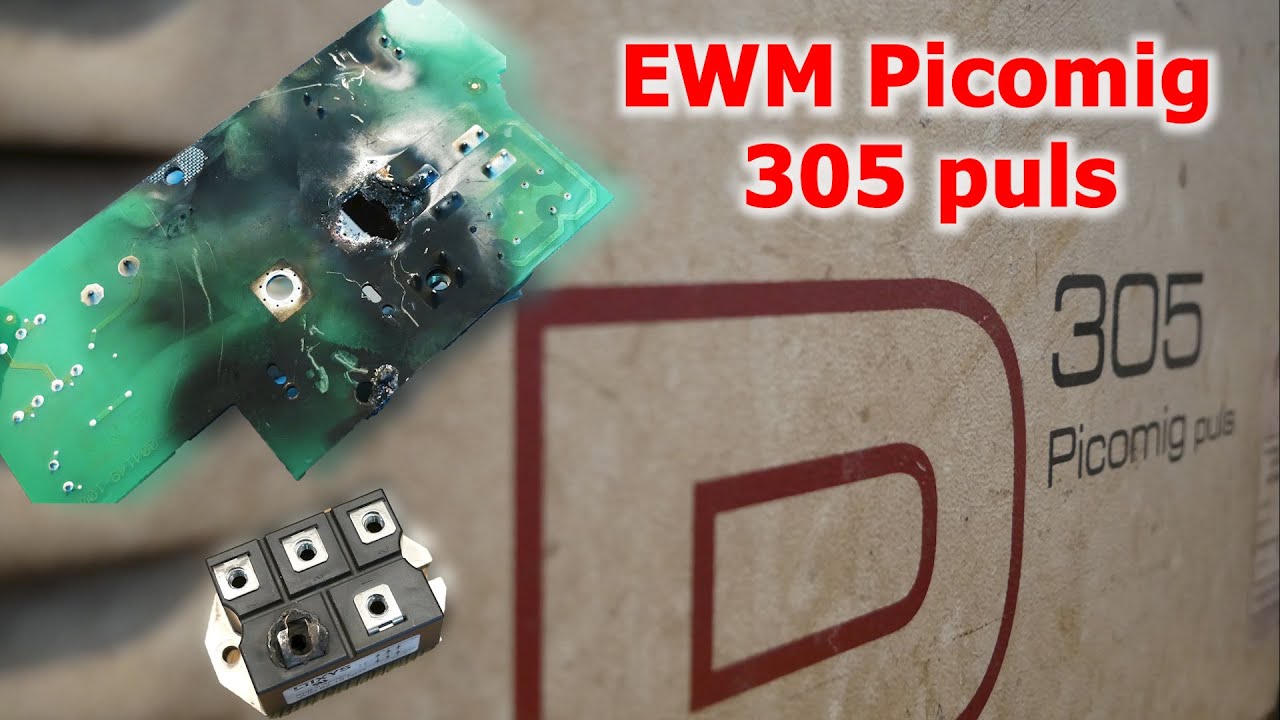 EWM PicoMIG 305 Puls / Ремонт / Замер тока / Обзор внутренностей