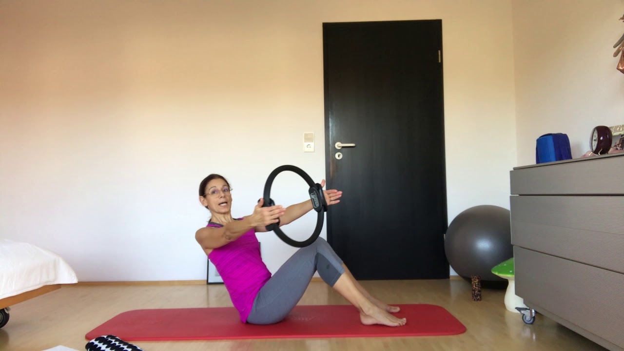 Corona-Pilates Nr. 29, mit Ring