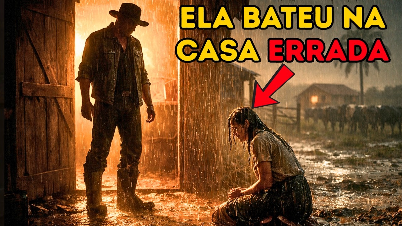 Ajoelhou na Porta Dele Debaixo de Chuva — Mas Quando Ele Viu o Que Tinha no Embrulho, Tudo Parou