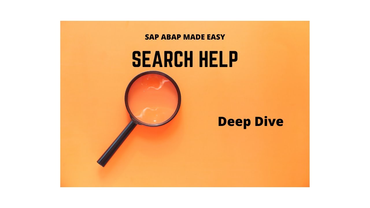 Class 40 | ABAP Search help | Match Code Object |  Using Check Table Different Other ways