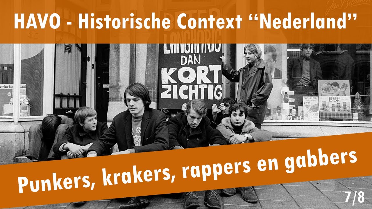 07 Nederland -  Nieuwe ontwikkelingen - Punkers, krakers, rappers en gabbers