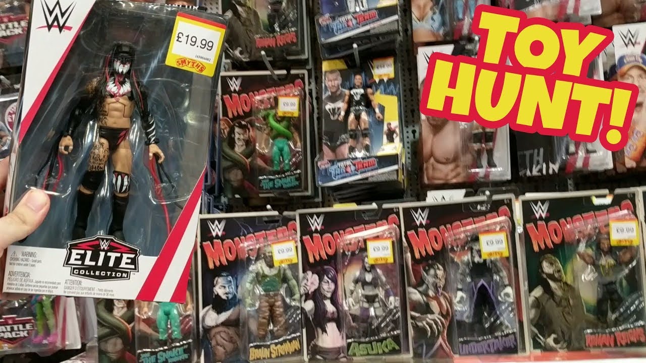 HUGE TOY HUNT!!! WWE MATTEL ELITE 59, SUMMERSLAM ELITE & MONSTERS FIGURES!!! #95